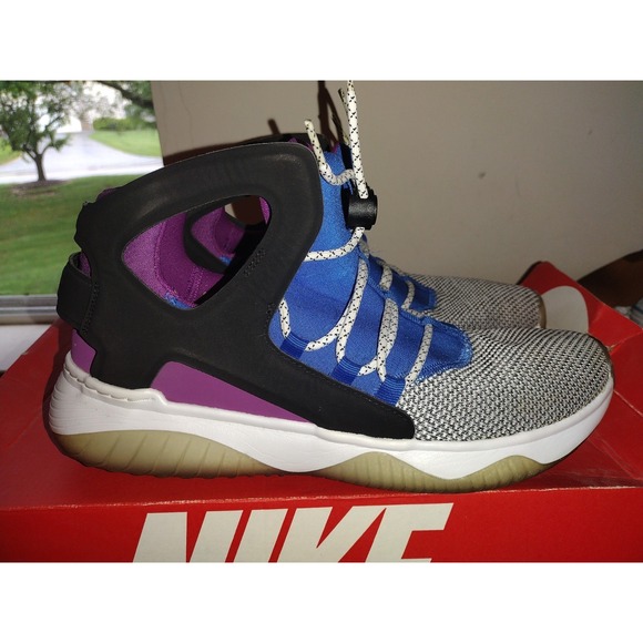 Size 10 - Nike Air Flight Huarache Ultra Lyon Blue 2017‎ - Picture 1 of 5